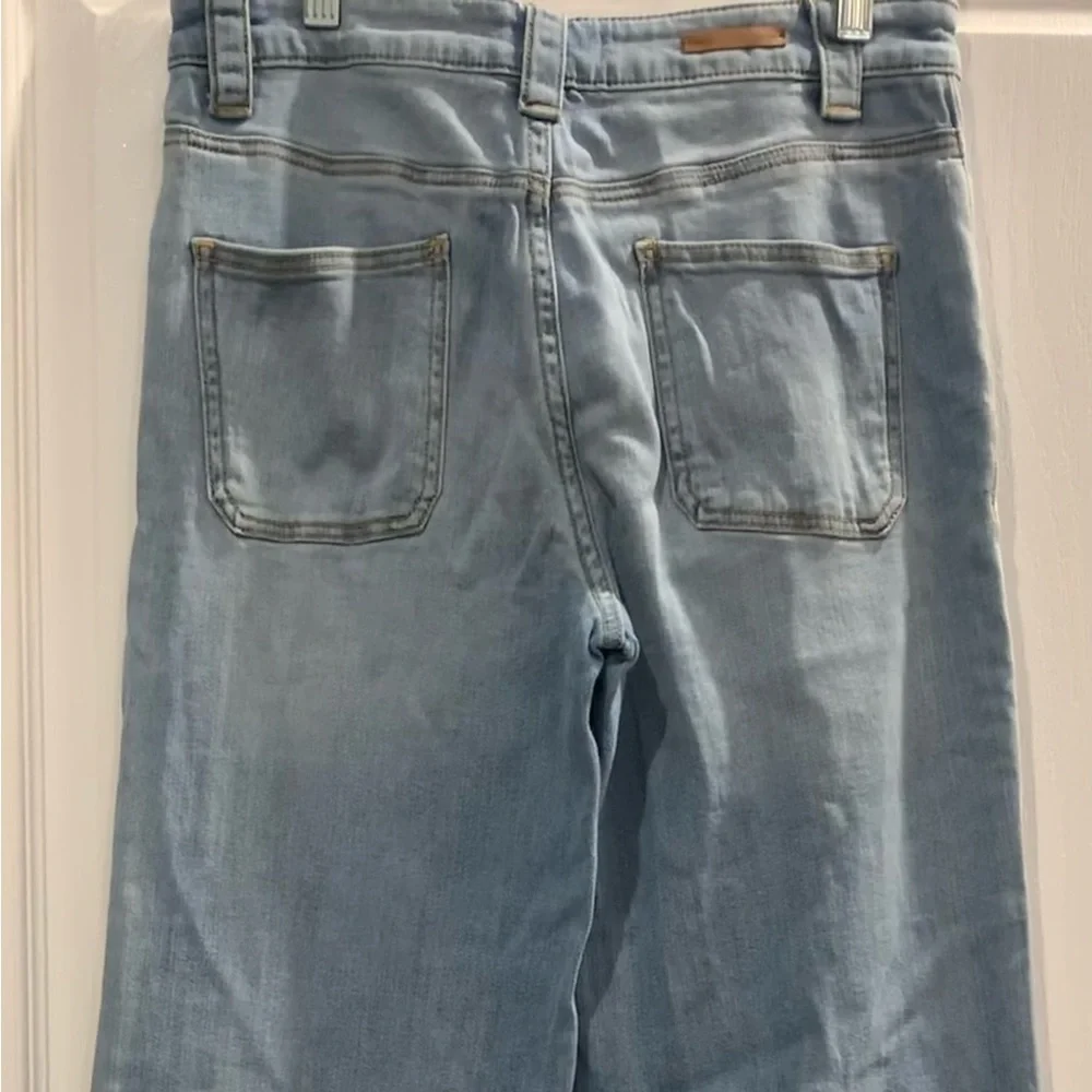 Anthropologie Pilcro Letterpress high waist wide leg jeans women’s size 28 - Picture 8 of 15